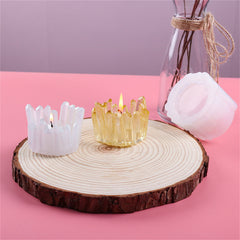 1/2X Resin Candle Holder Molds Silicone Candlestick Mould Epoxy Casting Mold AUS