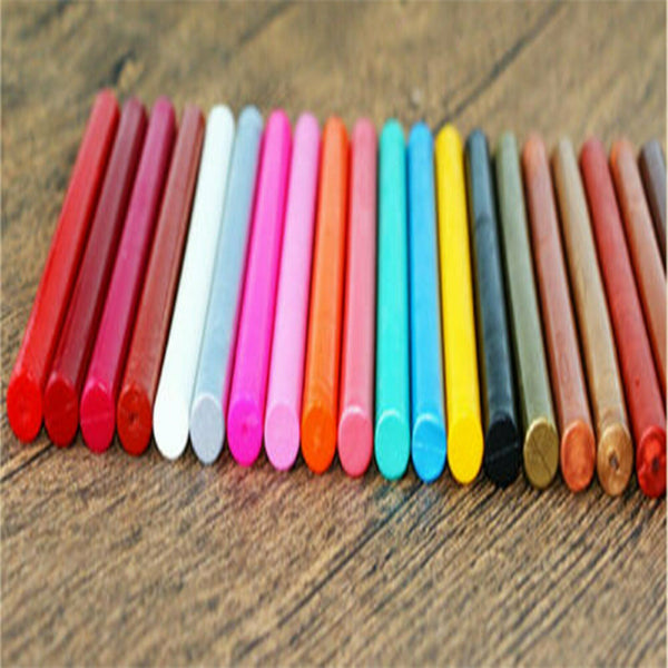 Sealing Wax Round Stick Glue Gun Stamp Seal Candle Envelope Invitations Wedding - Lets Party