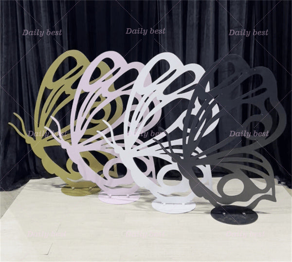120cm Metal Butterfly Backdrop Stands Heavy Duty Party Props Decoration Wedding