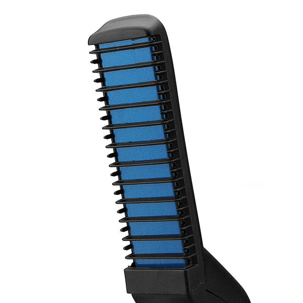 Quick Beard Straightener Hair Styler Multifunctional Comb Curler Show Cap Men - Lets Party