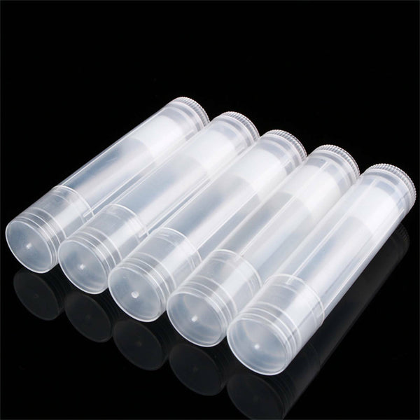200X Empty Lip Balm Lip Gloss Tubes Lipstick Stick Tube Bottle Container ClearAU - Lets Party