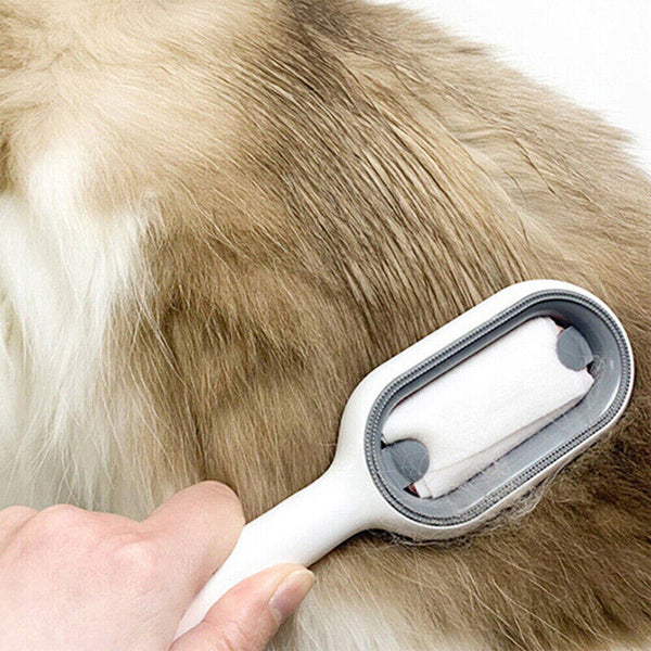 Universal Dog Pet Knots Remover Cat Cleaning Brush Multifunctional with Wipes