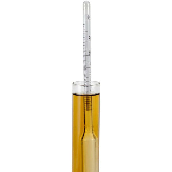 Alcohol Hydrometer Distilling 0-100% Meter with Measuring Cup 100ml - Lets Party