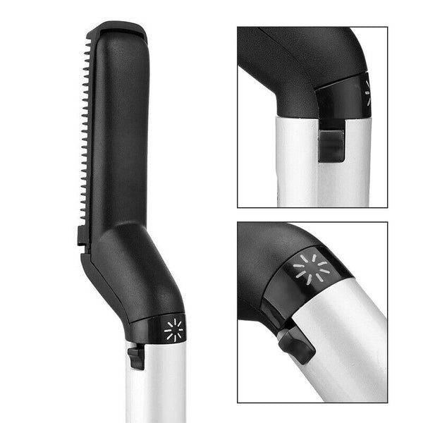 Quick Beard Straightener Hair Styler Multifunctional Comb Curler Show Cap Men - Lets Party