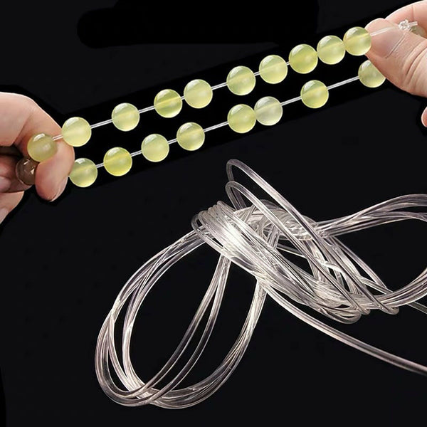 2 Rolls Super Strong Stretch Elastic Cord String Bead Beading Jewelry Bracelet - Lets Party