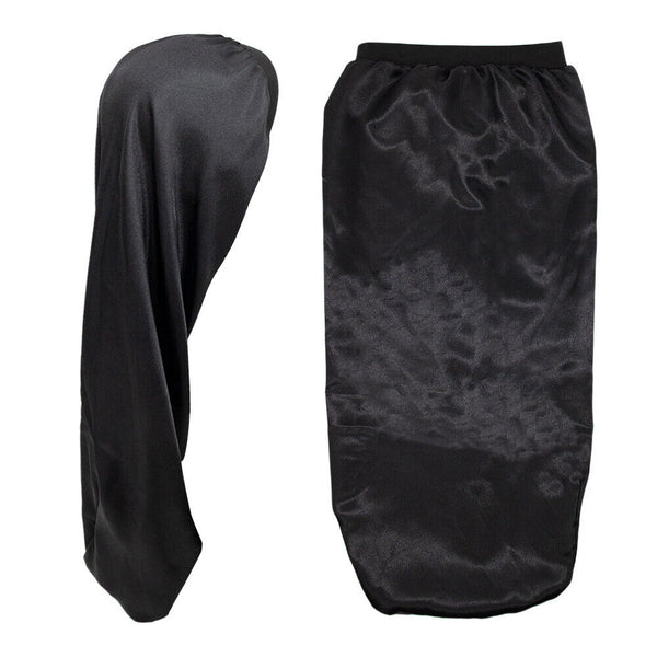 Satin Silk Bonnet Sleep Cap Head Cover Turban Wrap Long Hair Sock