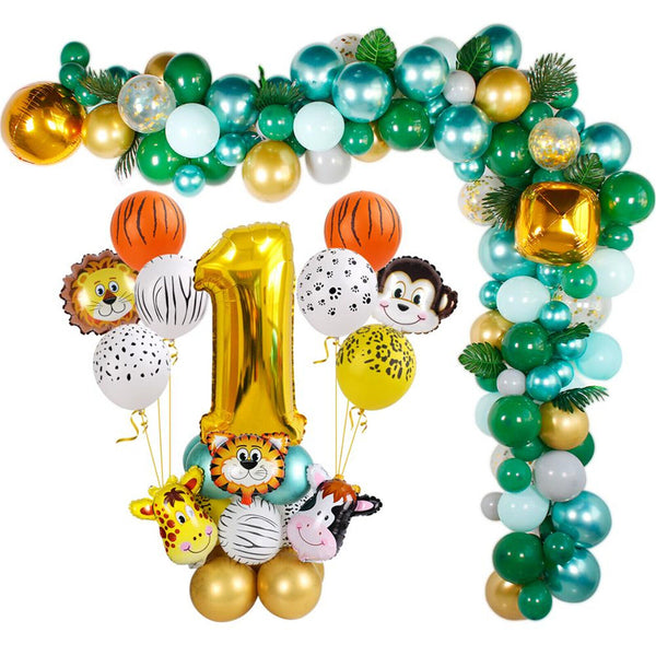 Animal Balloon Jungle Ocean Zoo Foil Balloon Air Inflatable Decoration Birthday