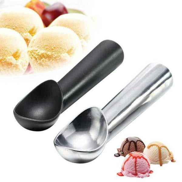 Ice Cream Scoop Non Stick Professional Polished Anti-Freeze Aluminium Spoon Tool