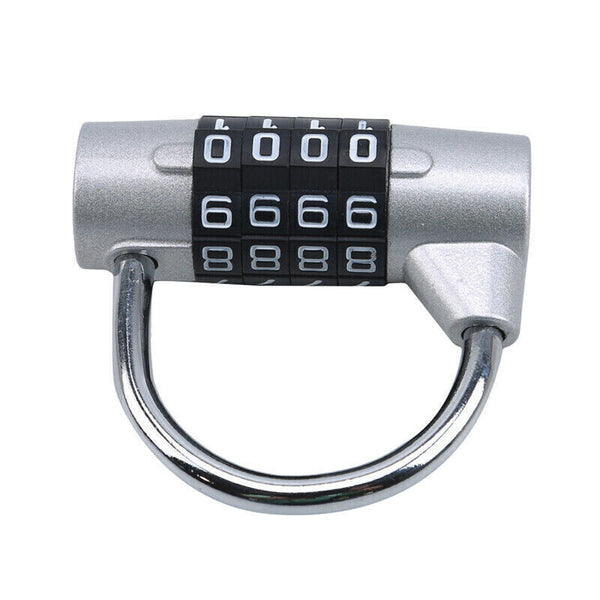 4 Digit Password Safety Lock Wide Shackle Combination Padlock New BB