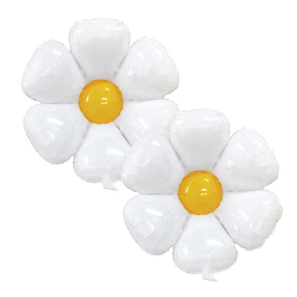 3/6/9x White Daisy Flower Balloons Birthday Wedding Party Garland Decor Balloons