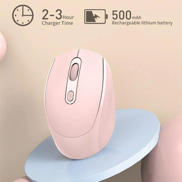 Dual Mode Wireless Bluetooth Mouse Rechargeable Silent for Laptop PC au