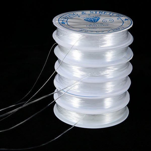 2 Rolls Super Strong Stretch Elastic Cord String Bead Beading Jewelry Bracelet - Lets Party