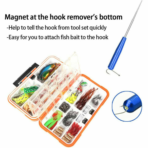 Fishing Hook Remover Stainless Steel Fishhook Dehooker Detacher Extractor AU