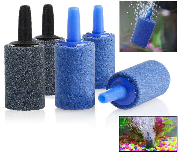 10Pcs Aquarium Fish Tank Aerator Air Stone Diffuser Oxygen Bubbles Pump 2Color - Lets Party