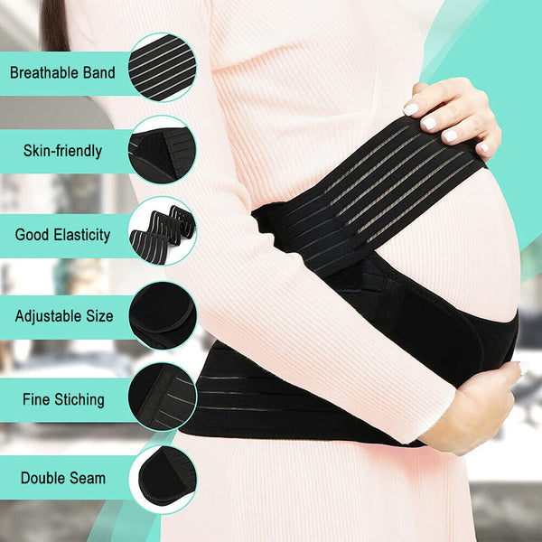 Pregnancy Maternity Size XXL  Belt Abdominal Back Support Strap Belt Belly Band Support - Lets Party