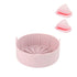 Reusable 16cm Pink Air Fryer Accessories Basket Silicone Pot Baking Tray Mat Oven Nonstick - Lets Party