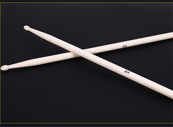 2Pair 5A Maple Wood Lightweight Endearing Music Oval Tip Drumsticks Drum Sticks