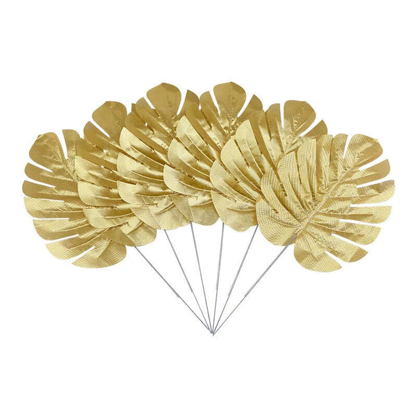Artificial Tropical Hawaiian Palm Leave Mallow Leaf Wedding Birthday Party Decor