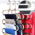 2/4pcs 5 Layer Clothes Hanger Pants Ties Space Saving Organizer Scarf Coat Rack
