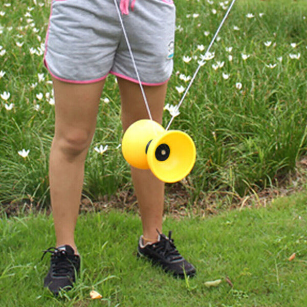 Diabolo Sticks & String Spinning Circus Skills Game Juggling Diablo Set Toy AU