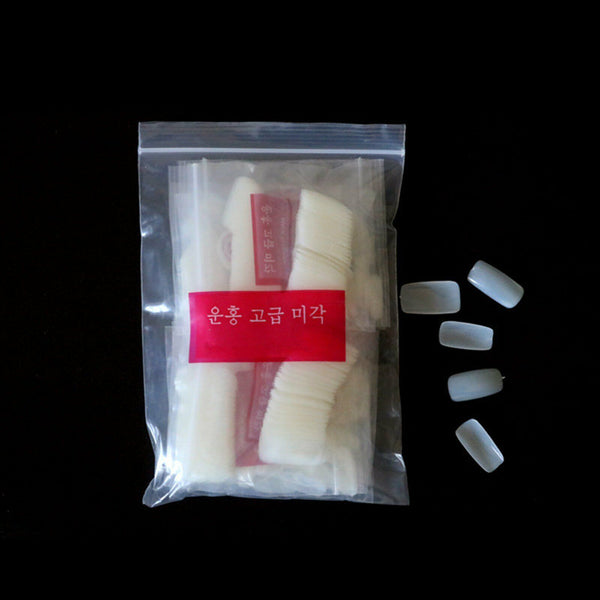 500Pcs Full Cover Nails Manicure Long Square False Finger tips Fake Nail Acrylic