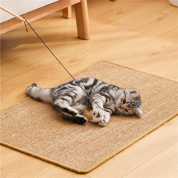 UP 10XSisal Cat Scratcher Board Scratching Mat for Climbing Tree Pad Cooling Mat