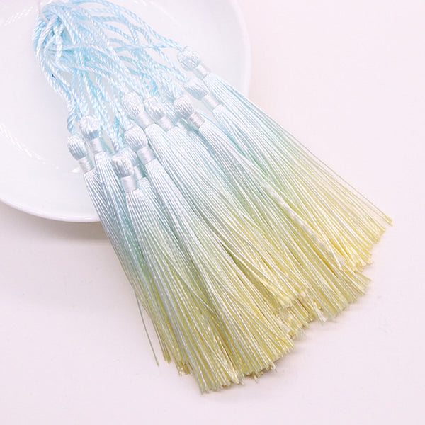 20X Fringe Tassel Sewing Decor Hanging Craft DIY Trim Pendant Bookmark Gradient