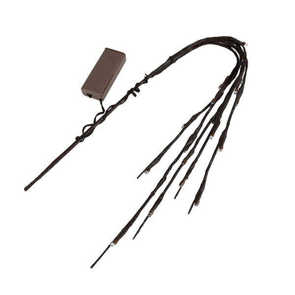 20 LED Twig Branch Fairy Light Flowers Tree Willow Night Lamp Home Xmas Decor AU