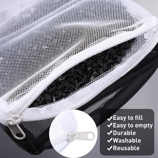 5/10Pcs Aquarium Filter Bags Fish Tank Ball Media Mesh Bag Storage with Zipper