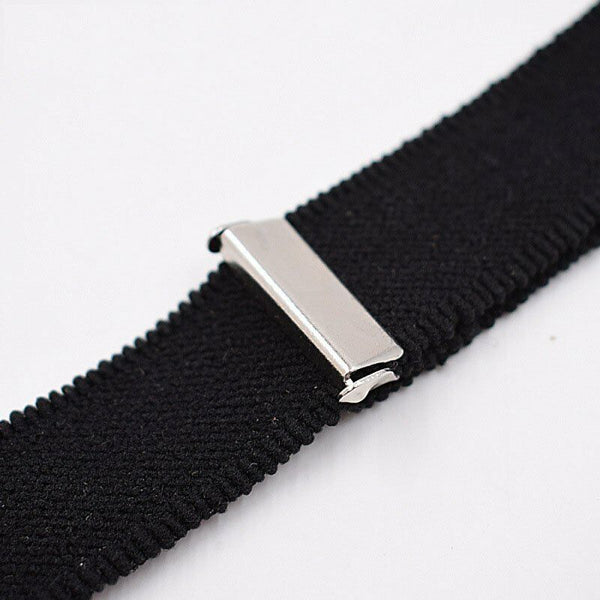 2PCS Men Shirt Stays Holder Garters Suspenders Military Uniform Non-slip Locking