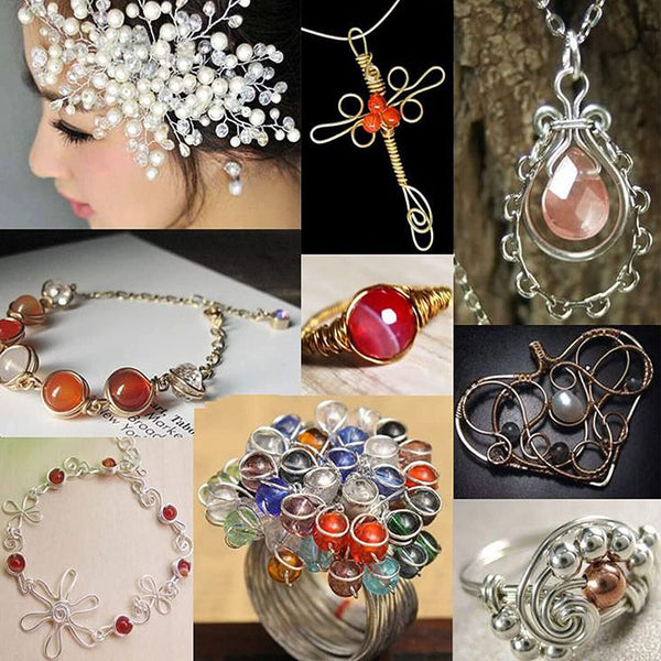 2 Rolls Beading Wire Jewelry Making Wire Handmade Craft Cord String DIY Jewelry