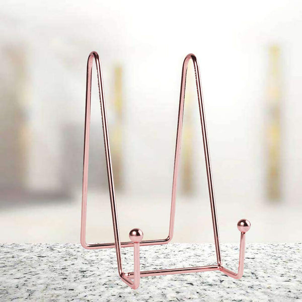 15CM Iron Display Stand Dish Rack Plate Bowl Picture Frame Book Pedestal Holder