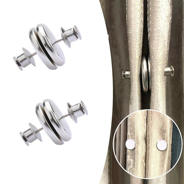 3/6 Pairs Detachable Home Magnet Buckle Curtain Button Clip Prevention Button AU