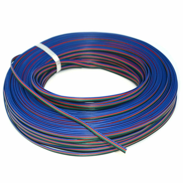 4-Pin Wire Flexible Extension Cable for RGB Led Strip Lights 8 Metres - Lets Party