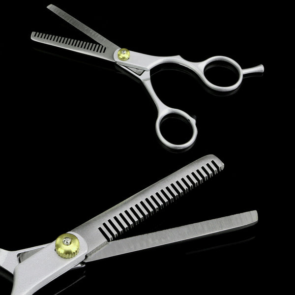 2 pcs 6'' Barber Shears Hair Cutting Thinning Scissors Professional Salon Set - Lets Party