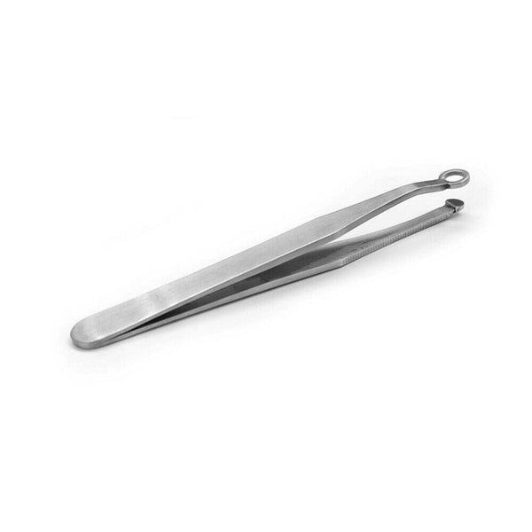 Universal Nose Hair Trimming Tweezers Stainless Steel Round Tip Nasal Cleaning - Lets Party