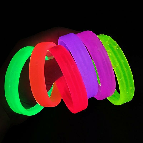 25-100Pcs Mixed Colour Glow Sticks Bracelets Party Glowsticks Glow in the dark - Lets Party