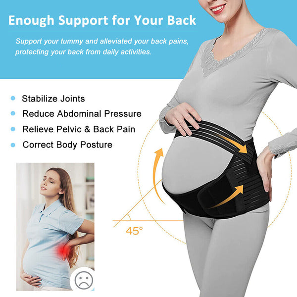 Pregnancy Maternity Size L  Belt Abdominal Back Support Strap Belt Belly Band Support - Lets Party