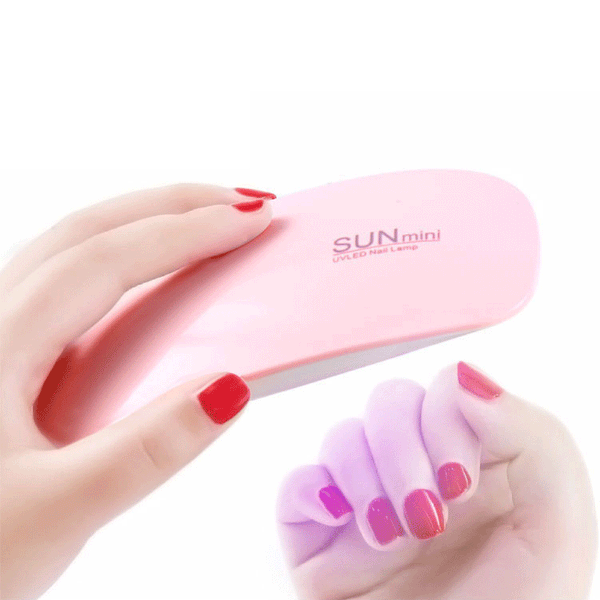 Mini LED Lamp Manicure Light Polish UV Gel Art Curing Machine 6W Nail Dryer DIY - Lets Party