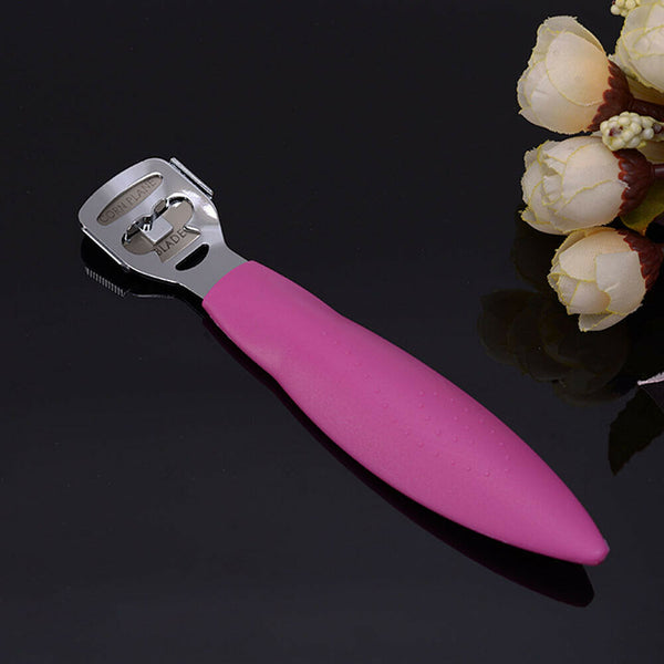 Foot File Hard Skin Remover Callus Shaver Corn Cutter Pedicure Tool + 10 Blades - Lets Party