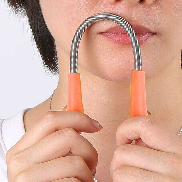 Threading Facial Hair Remover Removal Stick Tool Epilator Free Bend - Lets Party
