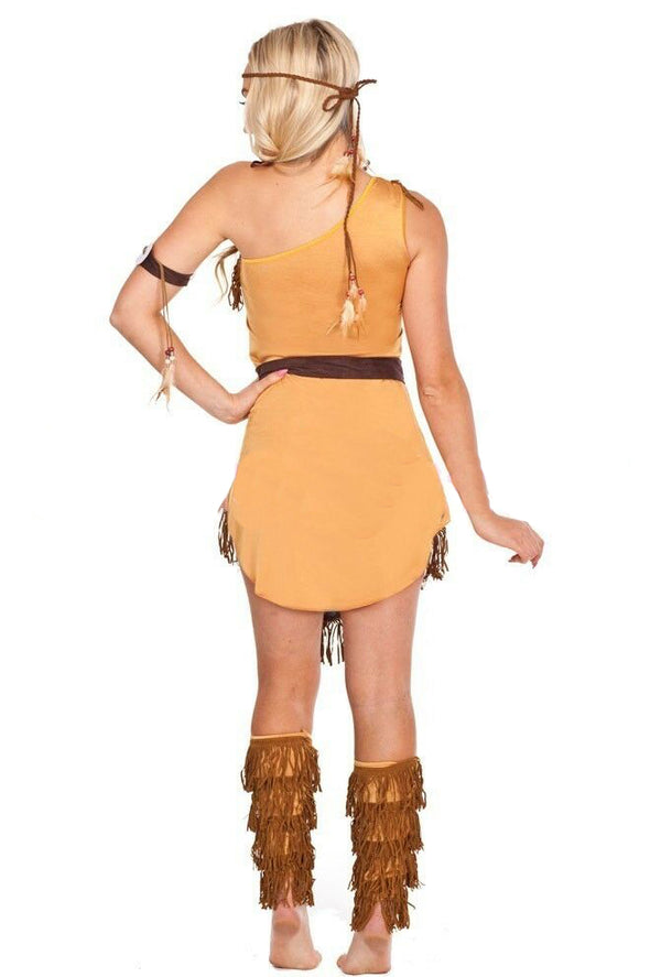 Pocahontas Costume | Native American Party Costume | Indian Wild West Fancy Dress