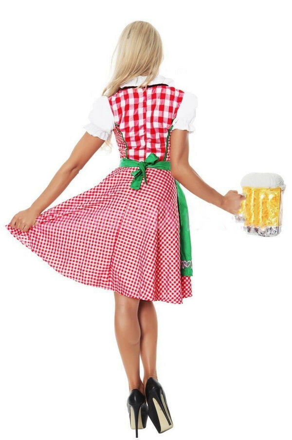 Ladies Oktoberfest costume | Beer Maid Costume | German Bavarian Heidi | Fancy dress costume 