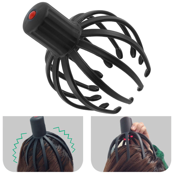 Electric Octopus Claw Scalp Massager Head Scratcher Relief Hands Therapeutic - Lets Party