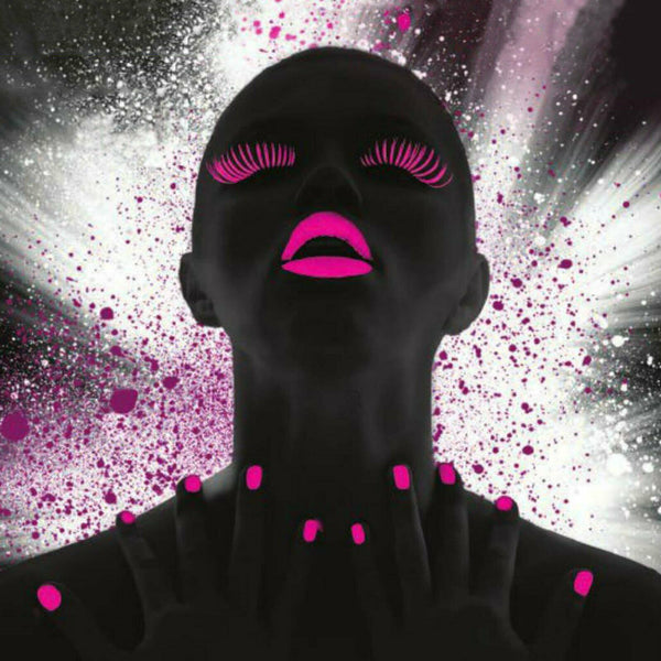 7x UV Neon Glow in Dark Liquid Eye Mascar Paint Makeup 15ml Face Body  - Lets Party
