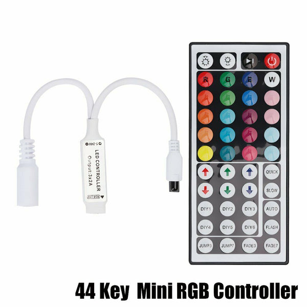 24 and 44 Key Mini IR Remote Controller Control For 3528 5050 RGB LED Strip Wireless - Lets Party