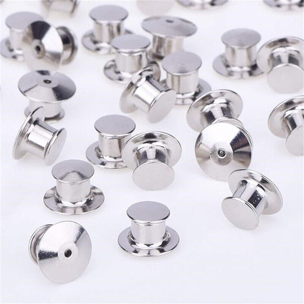 Backs Locking Pin Keepers Badge-Pin Locks Pin For Lapel Enamel Hat Pins