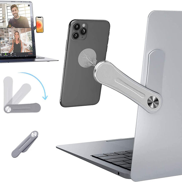 NEW Magnetic Adjustable Phone Computer Holder Laptop Side Mount Clip Bracket AU