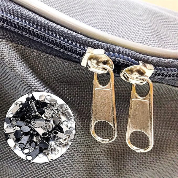 84PCS Zipper Replacement Head Zipper Repair Kit  Fix Zip Slider NEW