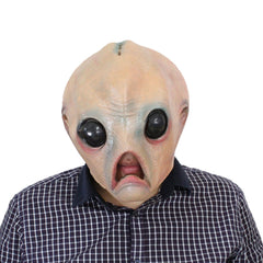 Realistic Mask Alien Mask Halloween Head Masks Deluxe Cosplay Costume Party AUS